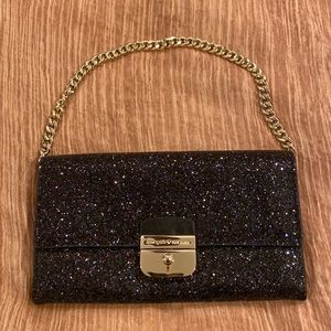Kate Spade Glitter Wallet on Chain